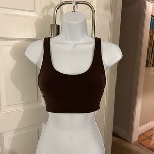 Lululemon Black/Brown Reversible Athletic Dance Top Size Small
